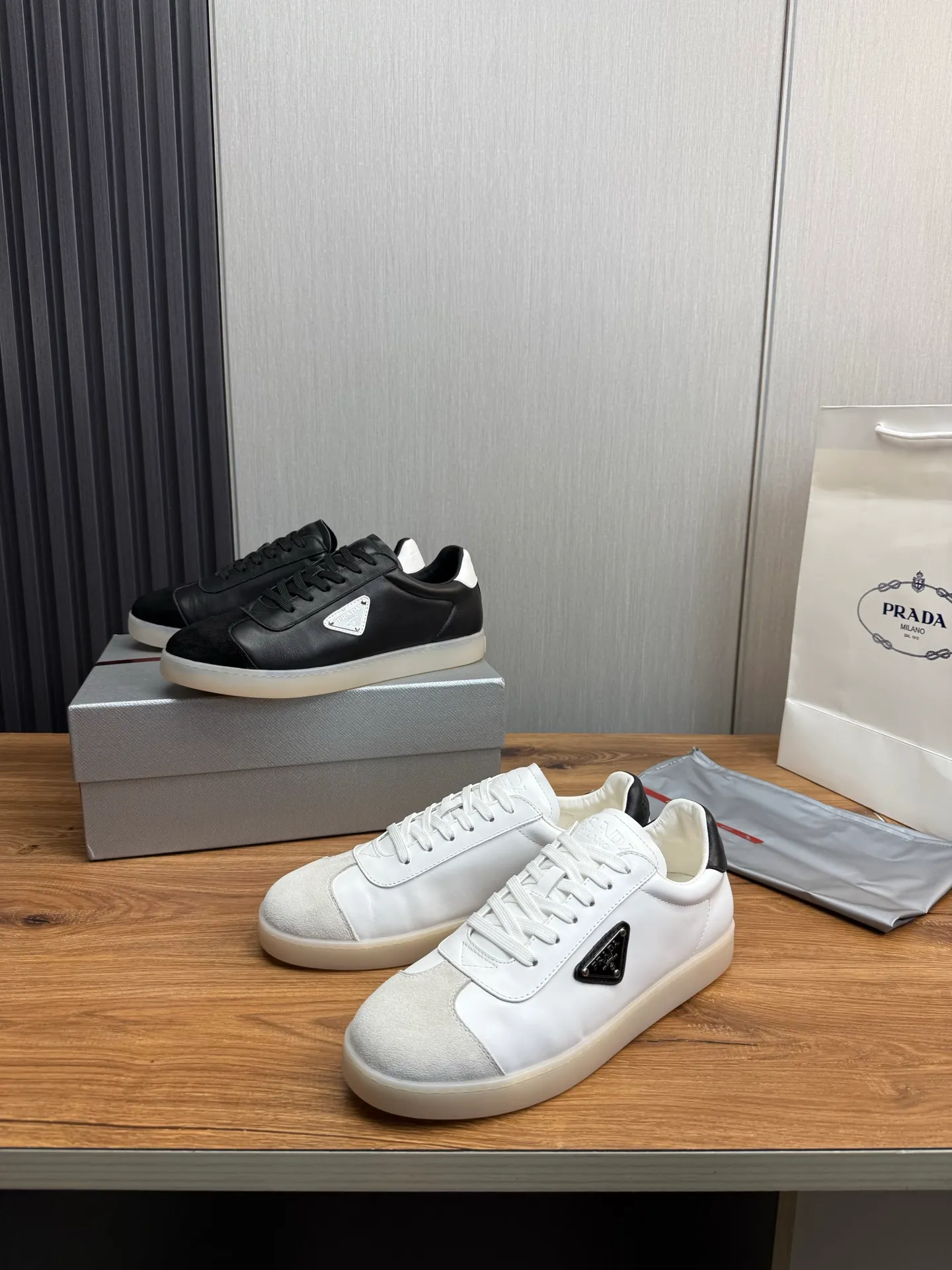 Factory price 540💰 [PRADA] Popular items in men’s shoe counters, synchronized with the official website, 1 high-quality shipment ✔️Original frosted cowhide + cowhide lining, 1🆚1 replica, original sole, 38-45 (customized at 45, non-refundable)